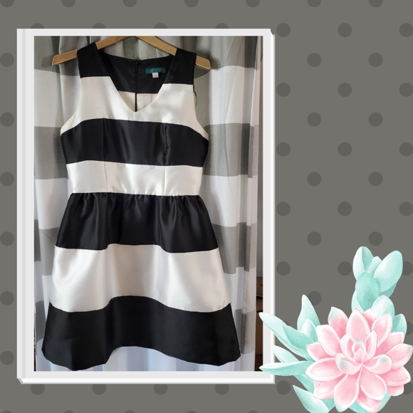 Pim + Larkin Dresses & Skirts - Pim + Larkin Striped A-line dress POCKETS